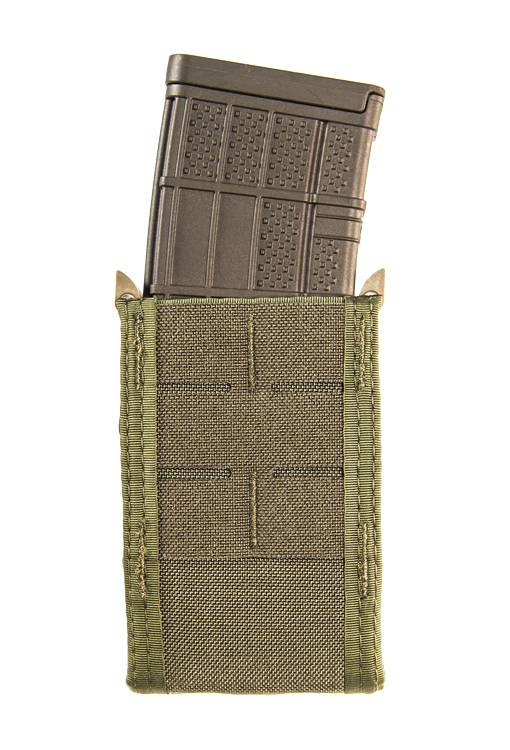 HIGH SPEED GEAR  DUTY  RIFLE  TACO OD  SLEEK FRONT CONCEALAD BUNGEE HOLDS MOST RIFLE  MAGS
