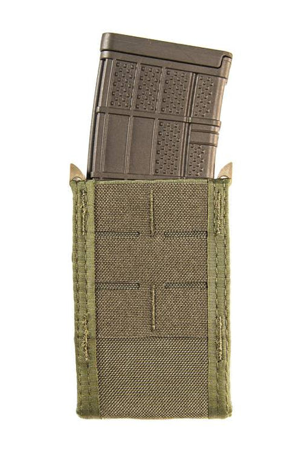 HIGH SPEED GEAR  DUTY  RIFLE  TACO OD  SLEEK FRONT CONCEALAD BUNGEE HOLDS MOST RIFLE  MAGS