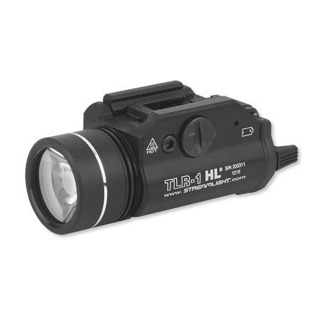 STREAMLIGHT TLR-1 HL  TAC WEAPONS LIGHT 800 LUMEN 2 CR123 S EARLESS FOR GLK STY 1913 S&W BER 90TWO