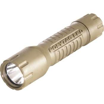 STREAMLIGHT FLASHLIGHT POLYTAC WITH LITHIUM BATTERIES COYOTE