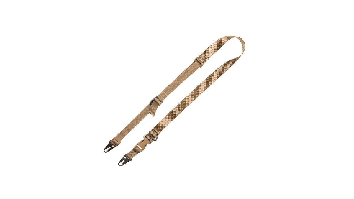TAC SHIELD WARRIOR SLING 2PT. CONVERTABLE TO 1 PT. 1 1/4" WEB COYOTE
