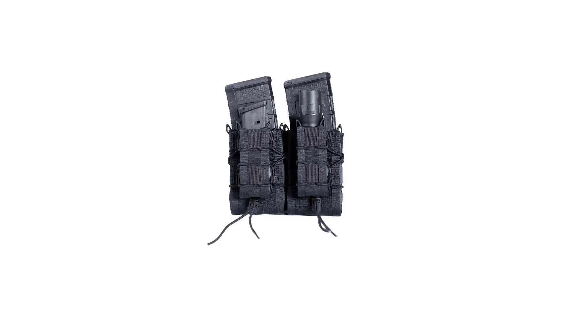 HIGH SPEED GEAR  DOUBLE DECKER TACO MULTICAM BLACK  HOLDS MOST PISTOL AND RIFLE MAGS MOLLE