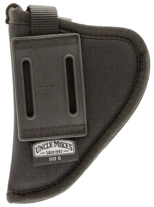 Uncle Mikes 81001 Sidekick Belt 2-3" Sm/Med DA Revolver Nylon Black