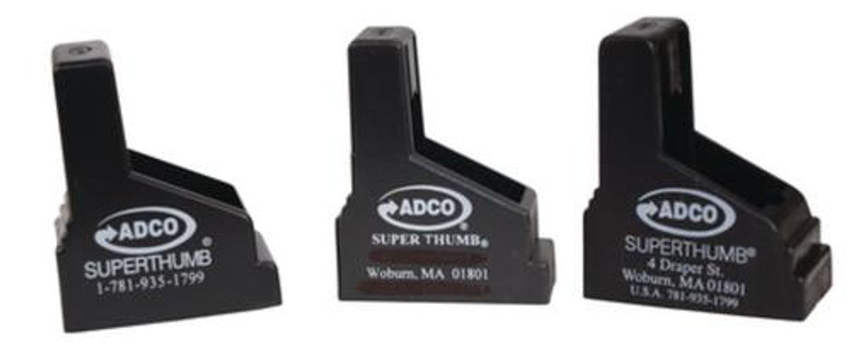 ADCO ARMS SUPER THUMB STR1 MAG SPEED LOADER TRI PACK 1 EACH  1-2-3