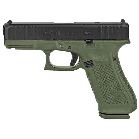 GLOCK 45 G45 MOS GEN 5 BFG HGA 9MM 4.0 IN BBL FS BLACK 5LB 3 17RD MAGS TRIG FRNT SERRATIONS BFG FRM