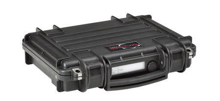 EXPLORER SINGLE PISTOL CASE BLACK 2 LAYERS FOAM US FLAG 11.81"X8.27"X2.28"