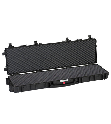 EXPLORER CASES 53IN  RIFLE CASE BLACK WITH DOUBLE  CONVOLUTED FOAM 53.1"X13.7"5.3"