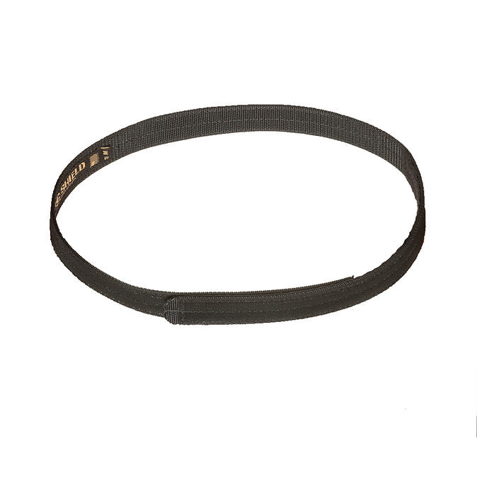 TAC SHIELD INNER DUTY BELT 1.5" BLACK SM/MD  OUTER VELCRO HOOK 30"-38"