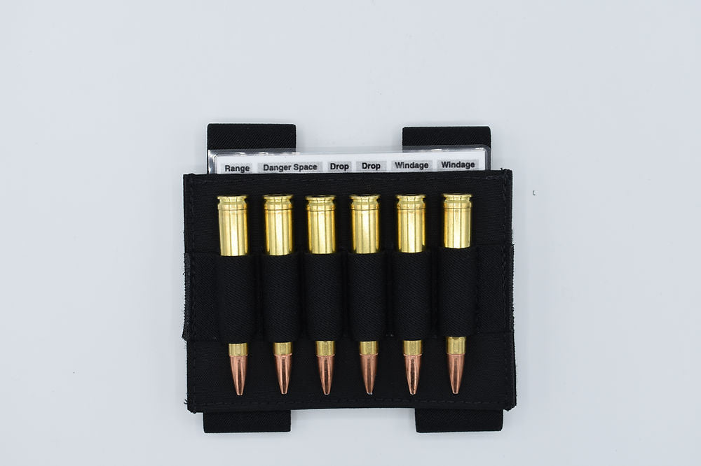 TAC SHEILD PRECISION RIFLE STOCK SHELL HOLDER BLACK 8 SHELLS