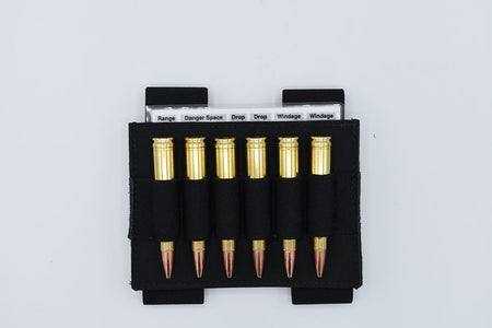 TAC SHEILD PRECISION RIFLE STOCK SHELL HOLDER BLACK 8 SHELLS