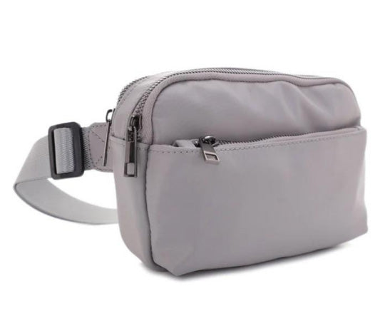JESSIE & JAMES WAIMEA CONCEALED CARRY FANNY PACK 5.5 H X 8.25 W X 2. D ( GRAY )