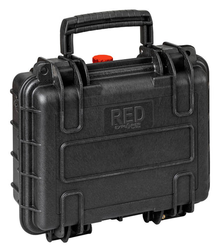 EXPLORER RED GUNCASE DOUBLE PISTOL BLACK PRE-CUBED FOAM SET 11.81"X8.27"X2.28"