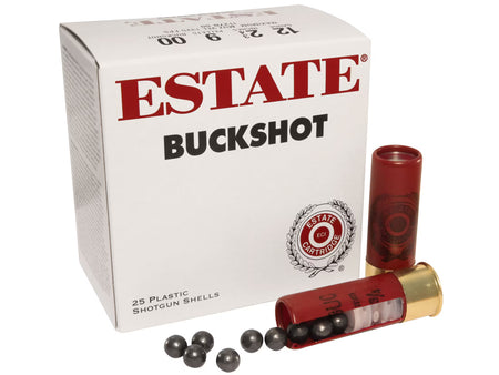 Estate Cartridge BUCKSHOT 12 Gauge 2.75 in 1-1/8 oz 00 Buck