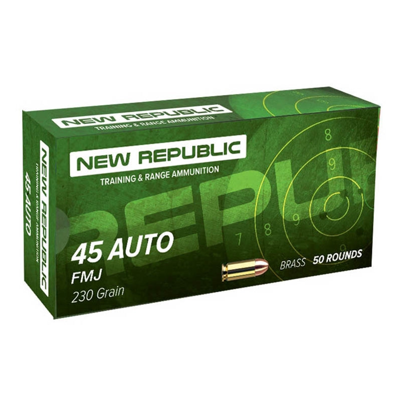 New Republic 45 ACP 230gr FMJ Ammo