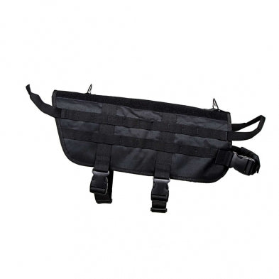 NCSTAR K9 TACTICAL VEST MEDIUM BLACK 2 HANDLE METAL RINGS LOOP VELCRO MOLLE WEBBING