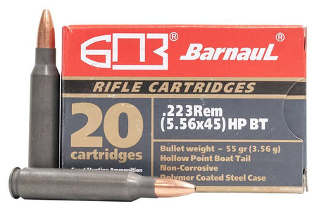 Barnaul .223 Remington HOLLOW POINT BOAT TA 55gr BTHP Ammo
