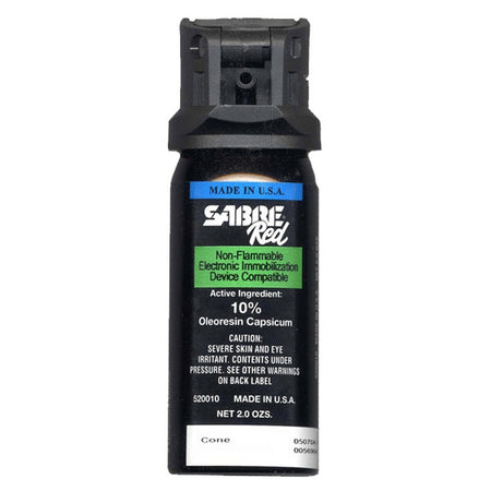SABRE LAW RED 10% OC 2/OZ CONE MK-3 25PK