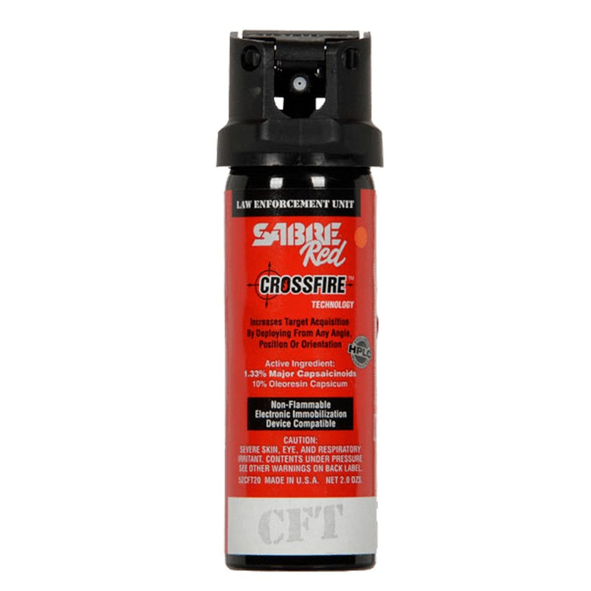 SABRE LAW RED CROSSFIRE 2OZ STREAM MK-3.5 1% OC 1% TEAR GAS 25/PK