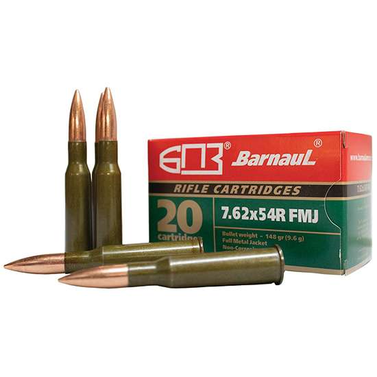 Barnaul 7.62x54mmR BARNAUL 148gr FMJ Ammo
