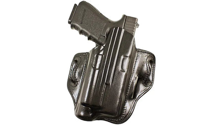 DESANTIS SPEED LITE HOLSTER BLACK LEATHER LH GLOCK 172231 W/ TLR-1 OR X300