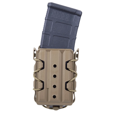 HIGH SPEED GEAR POLY TACO U-MOUNT POLYMER TACO WITH UNIVERSAL MOUNTING CLIP COYOTE BROWN