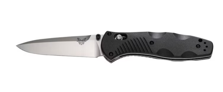 BENCHMADE 580 BARRAGE DROP POINT OAL 8.35 IN BLADE OAL 3.6 IN FOLDER ASSIST OPENING