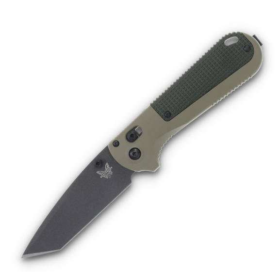 BENCHMADE 431BK-1 GREEN/FOREST REDOUBT AXIS TANTO OAL 8.27 IN BLADE OLA 3.53 IN FOLDER