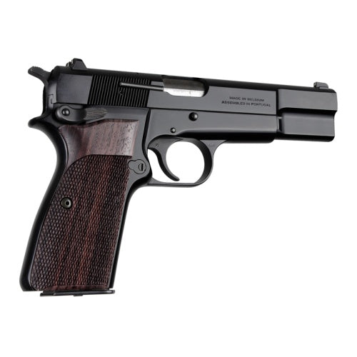 HOGUE BROWNING HIPOWER CHECKERED ROSEWOOD