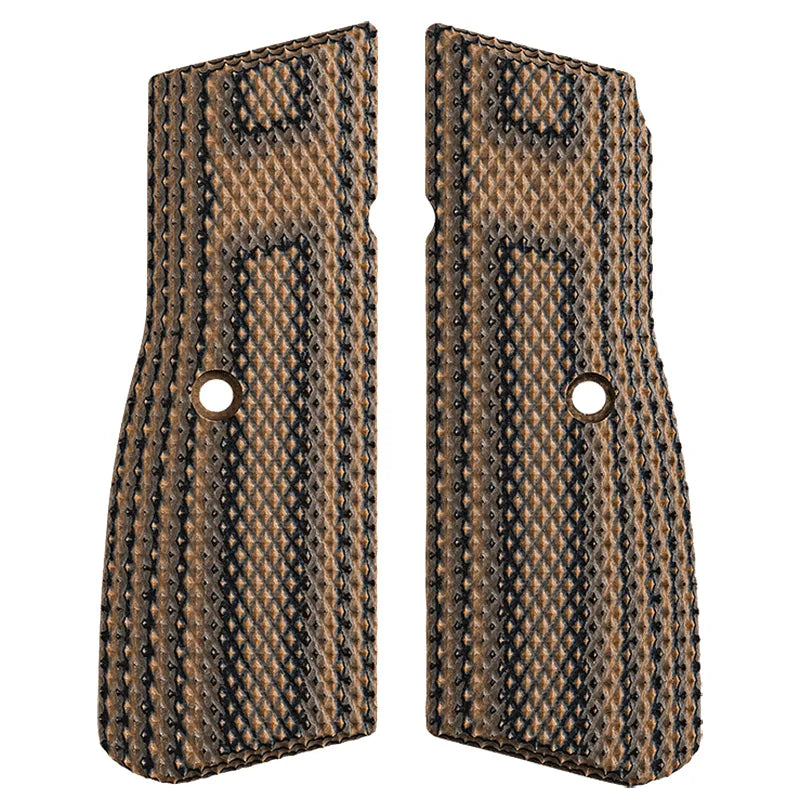 FN HIGH POWER G10 HYENA BRWN GRIPS