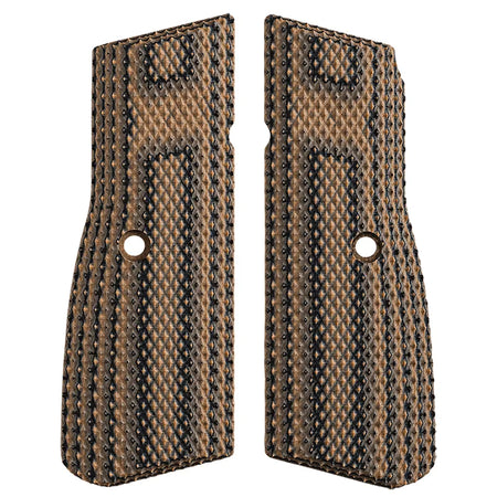 FN HIGH POWER G10 HYENA BRWN GRIPS