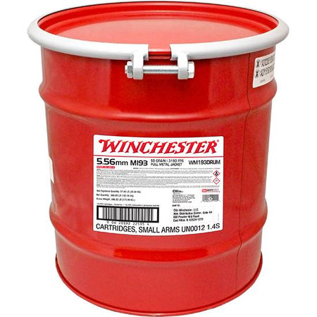 Winchester 5.56x45mm NATO Lake City USA 62gr FMJ Ammo