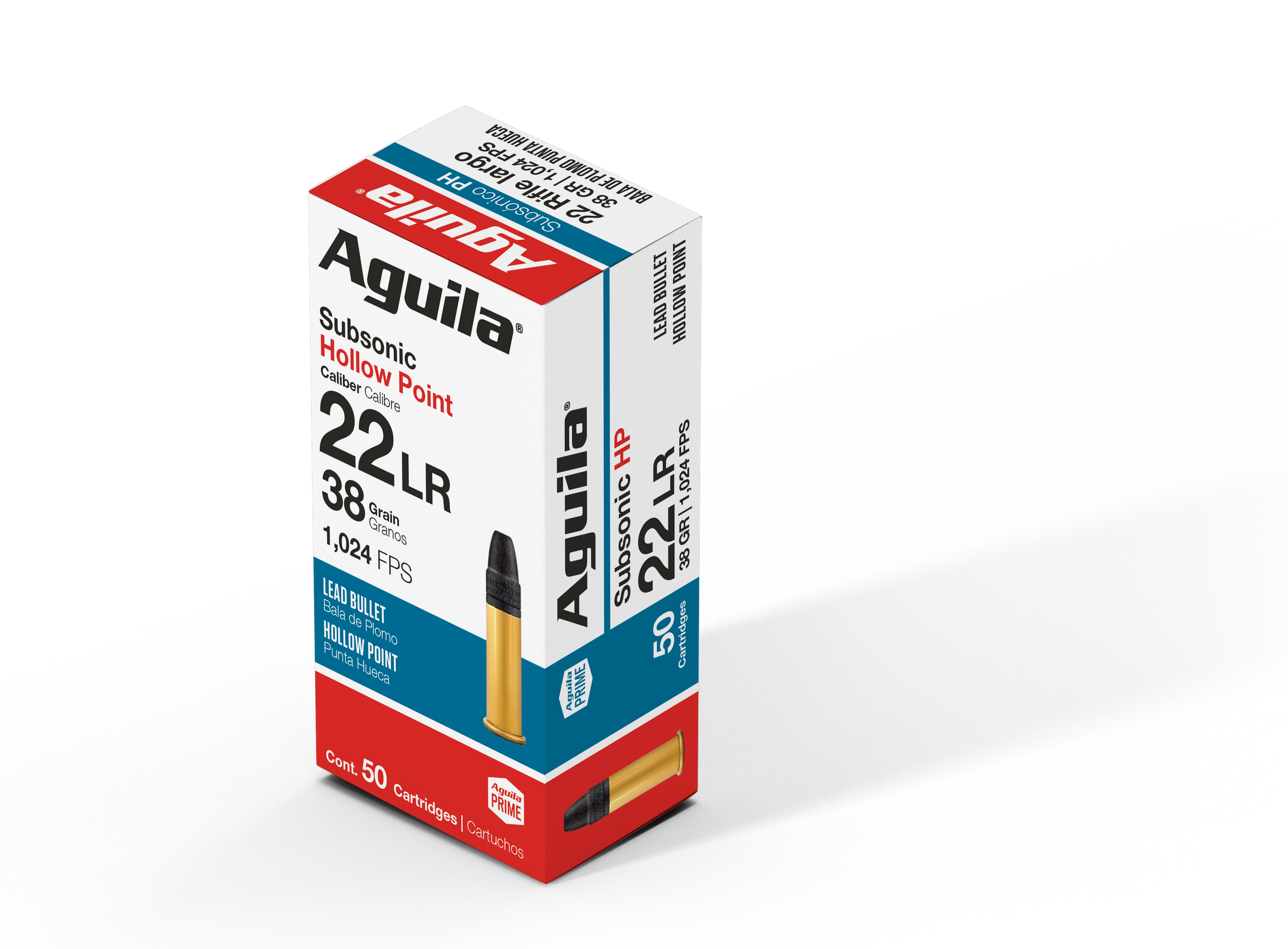Aguila .22 Long Rifle Subsonic 40gr LSHP Ammo