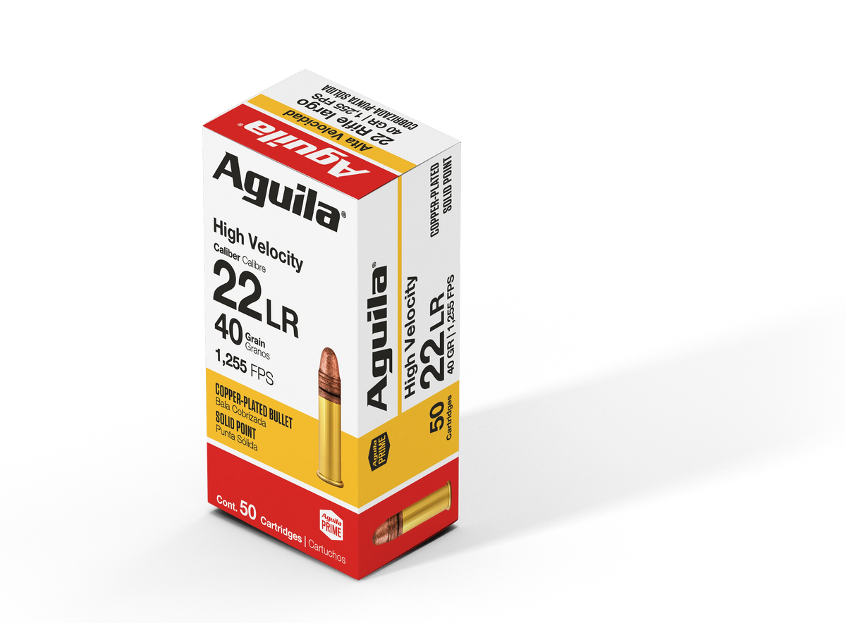 Aguila .22 LR Super Extra High Velocity 40gr SP Ammo
