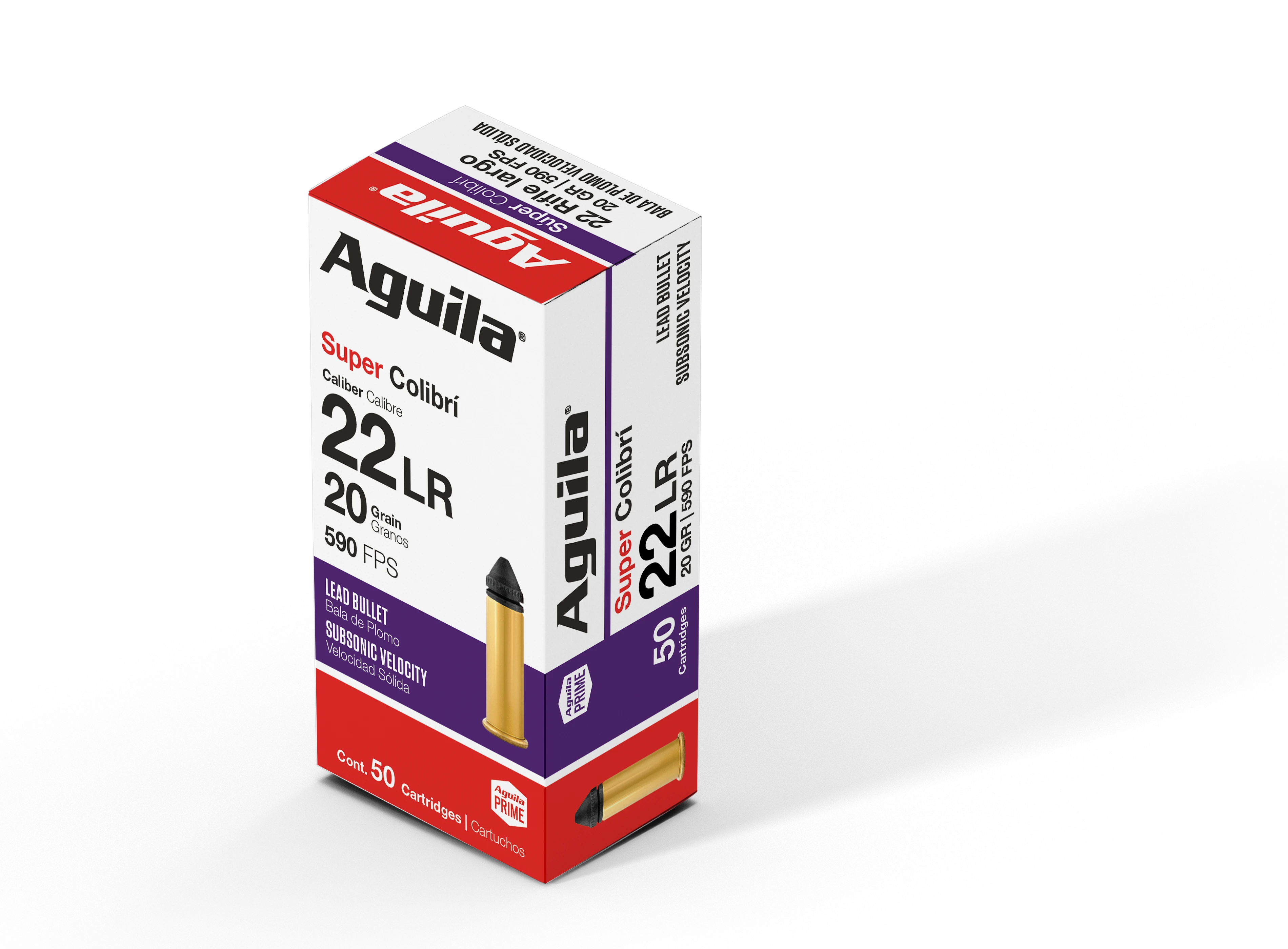 Aguila .22 Long Rifle Super Colibri 20gr Solid Ammo