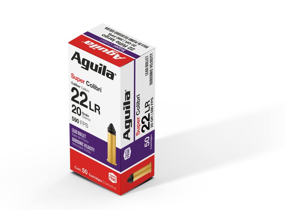 Aguila .22 Long Rifle Super Colibri 20gr Solid Ammo