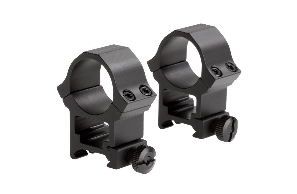 SUN OPTICS 1"HIGH SPORT RINGS BLACK