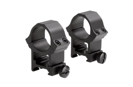 SUN OPTICS 1"HIGH SPORT RINGS BLACK
