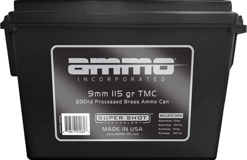 Ammo Inc 9mm Luger / Parabellum Signature Field Box 115gr TMC Ammo