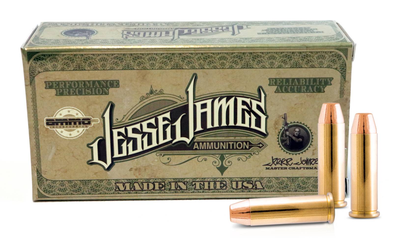 Ammo Inc .38 Special JESSE JAMES 125gr TMC Ammo