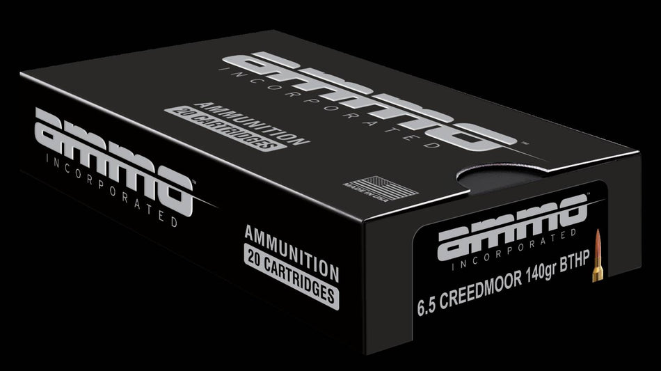 Ammo Inc 65CM140BTHPA20 Match  140 Grain 6.5mm Creedmoor