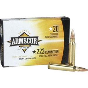 Armscor .223 Remington Centerfire 62gr FMJ Ammo