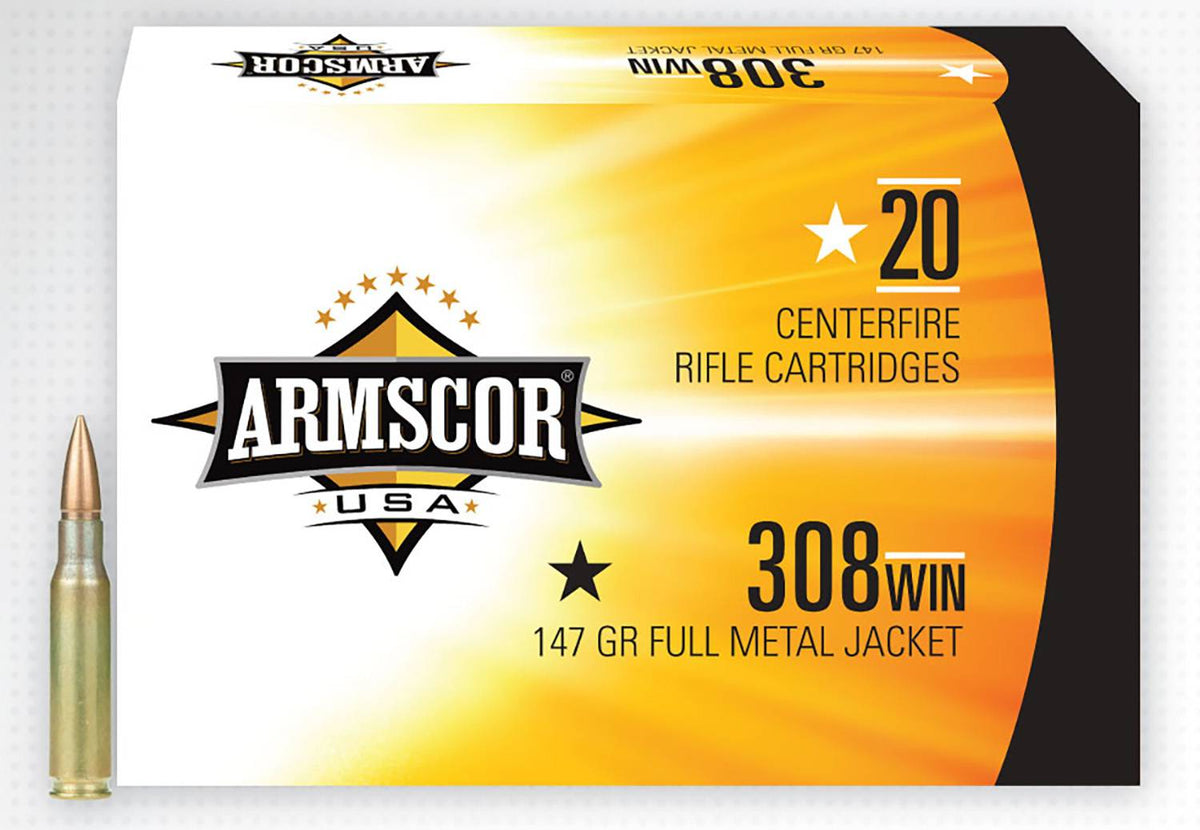 Armscor .308 Win / 7.62x51mm  147gr FMJ Ammo