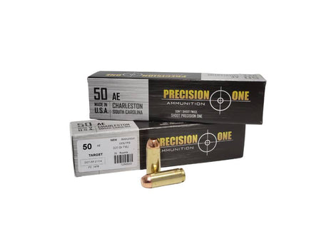Precision One .50 AE  325gr FMJ Ammo