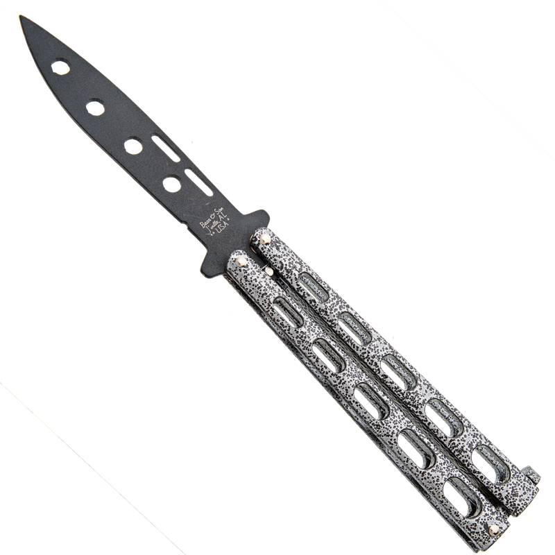 BEAR & SONS 5" SLVR BTTRFLY PWDR CT TRAINER