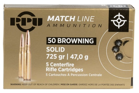Prvi Partizan .50 BMG PPU Target 725gr FMJ Ammo