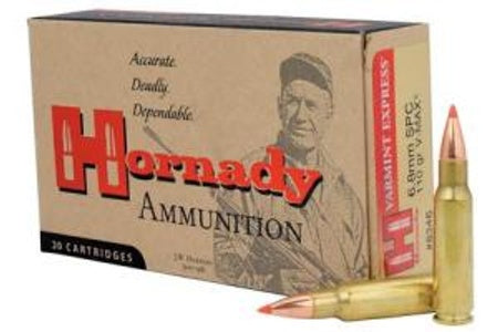 Hornady 6.8 Remington SPC VARMINTCenterfire 110gr PolyTip Ammo