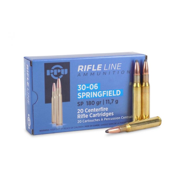 Prvi Partizan .30-06 Springfield PPU 180gr JSP Ammo