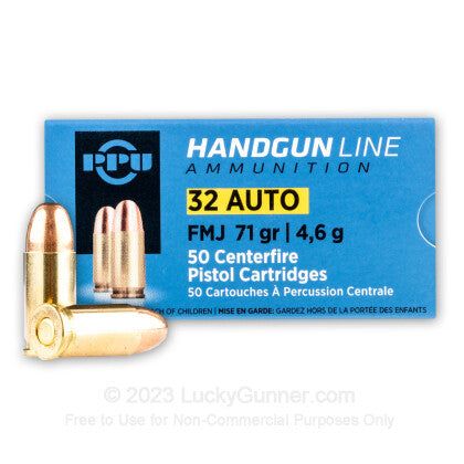 Prvi Partizan .32 ACP  71gr FMJ Ammo
