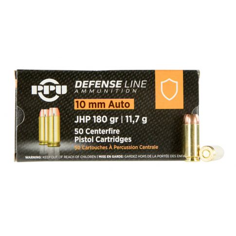 Prvi Partizan 10mm Auto PPU 180gr JHP Ammo