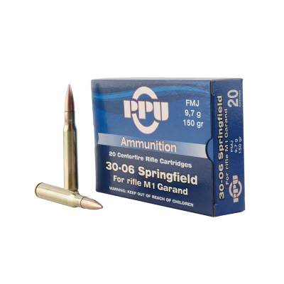 Prvi Partizan .30-06 Springfield PPUCenterfire 150gr FMJ Ammo